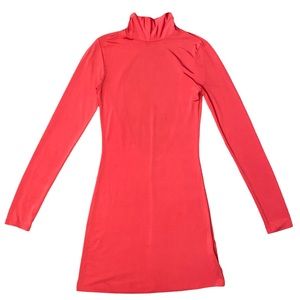 LVL X Long Sleeve Keyhole Open Back Sexy Mini Club Bodycon Skin Tight Dress